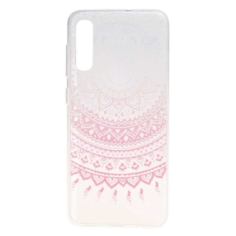 Coque Samsung Galaxy A50 Transparente Mandala Coloré