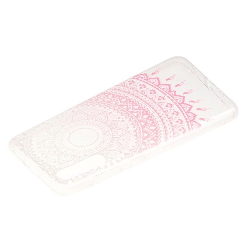 Coque Samsung Galaxy A50 Transparente Mandala Coloré