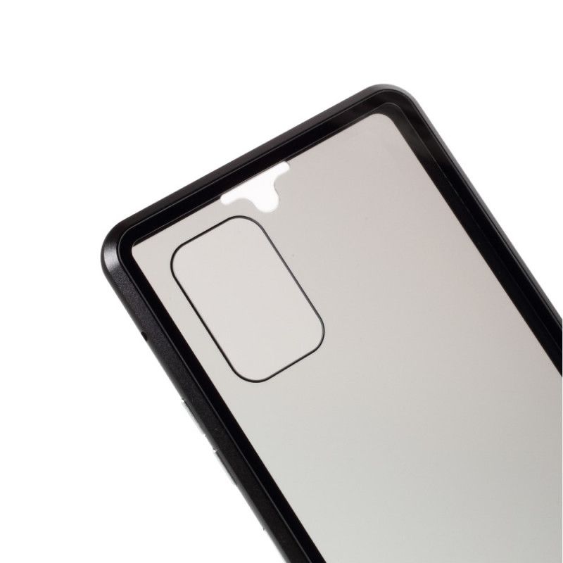 Coque Samsung Galaxy A51 5g Avant Et Arrière Verre Trempé Et Métal