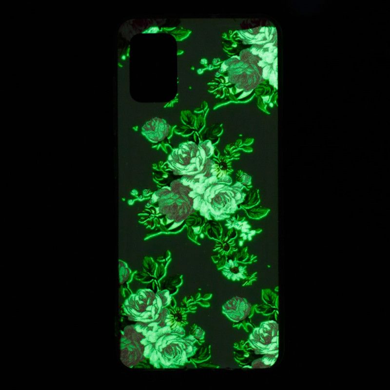 Coque Samsung Galaxy A51 5g Fleurs Liberty Fluorescente