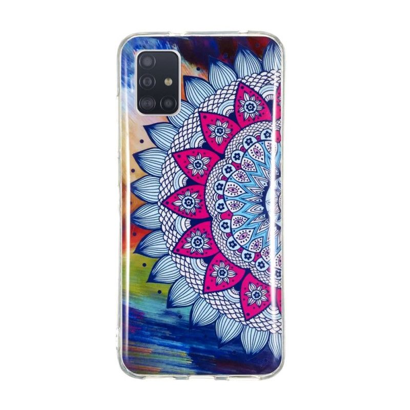 Coque Samsung Galaxy A51 5g Mandala Coloré Fluorescente