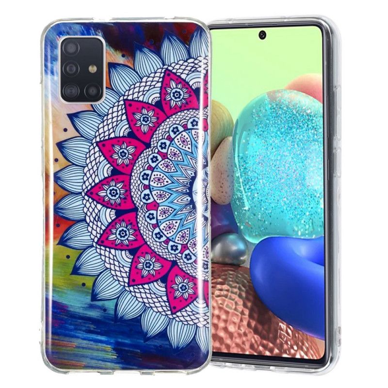 Coque Samsung Galaxy A51 5g Mandala Coloré Fluorescente