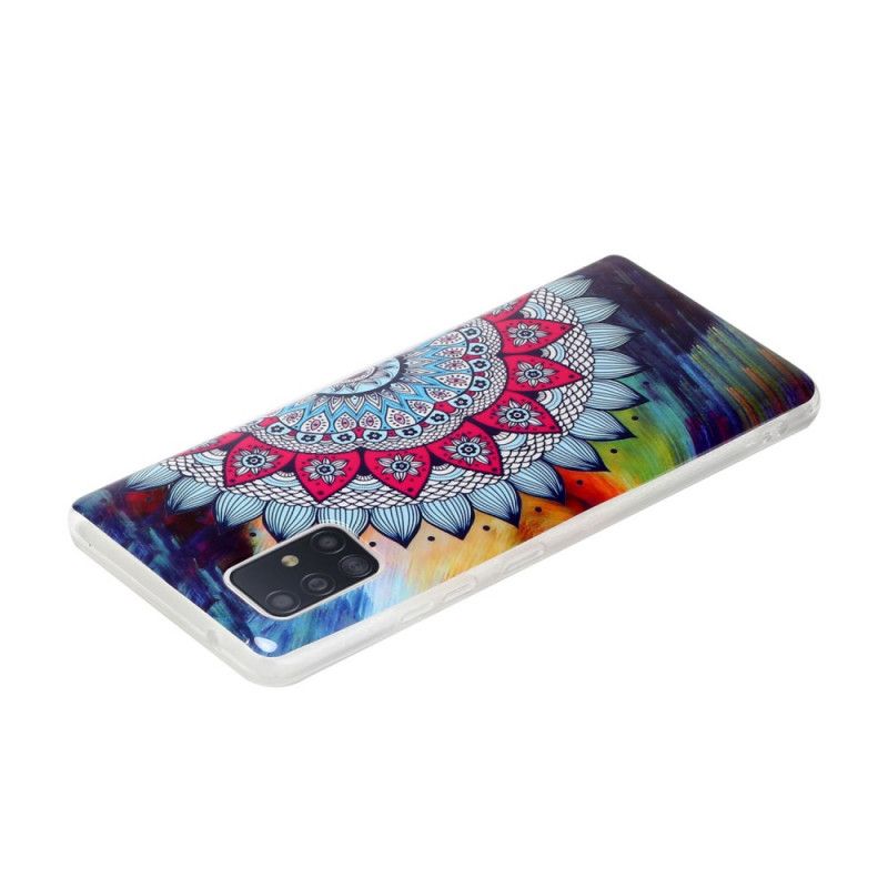 Coque Samsung Galaxy A51 5g Mandala Coloré Fluorescente