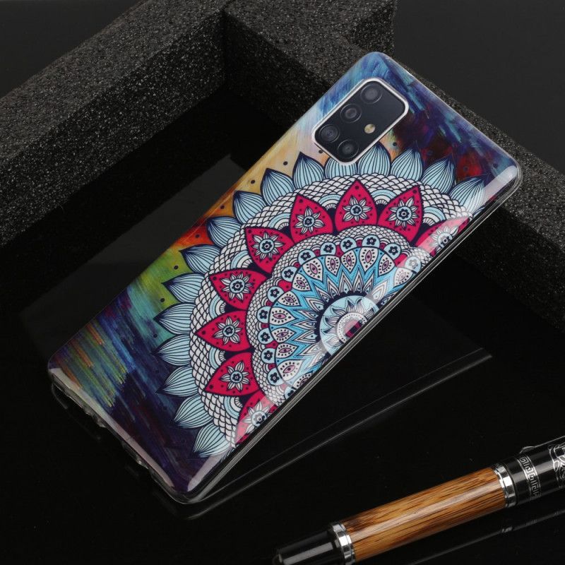 Coque Samsung Galaxy A51 5g Mandala Coloré Fluorescente