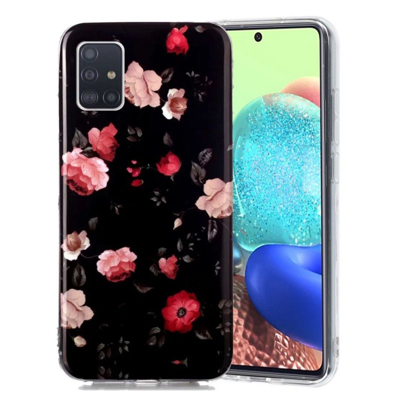 Coque Samsung Galaxy A51 5g Série Floralies Fluorescente