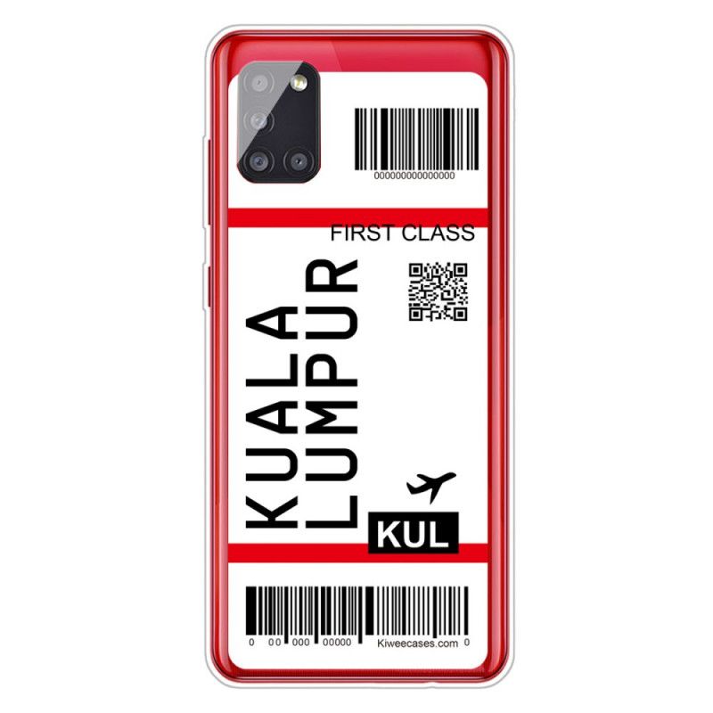 Coque Samsung Galaxy A51 Boarding Pass To Kuala Lumpur