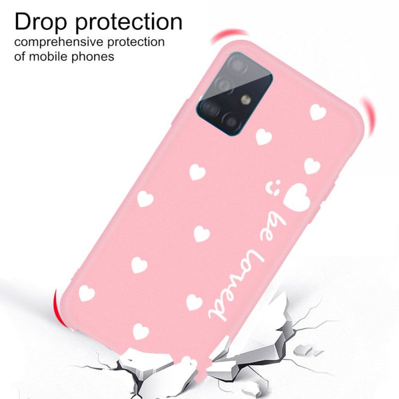 Coque Samsung Galaxy A51 Silicone Coeur Be Loved