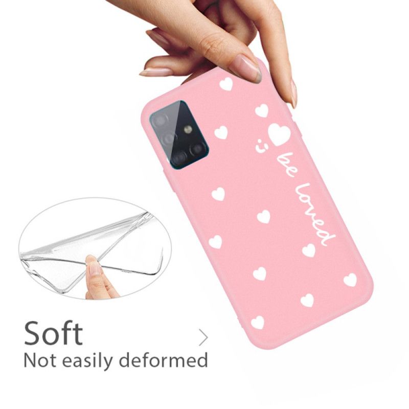 Coque Samsung Galaxy A51 Silicone Coeur Be Loved