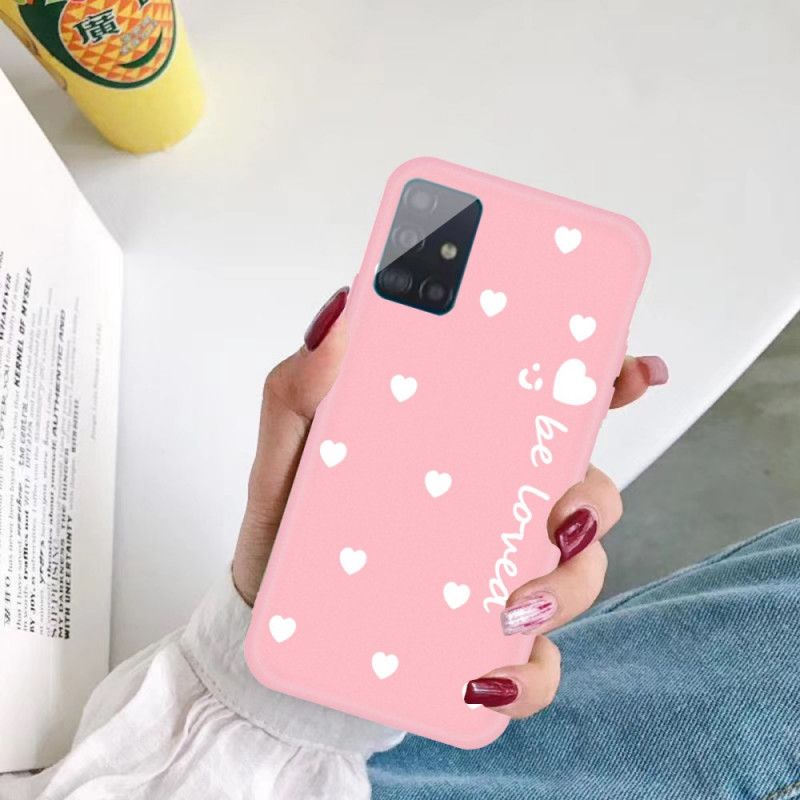 Coque Samsung Galaxy A51 Silicone Coeur Be Loved