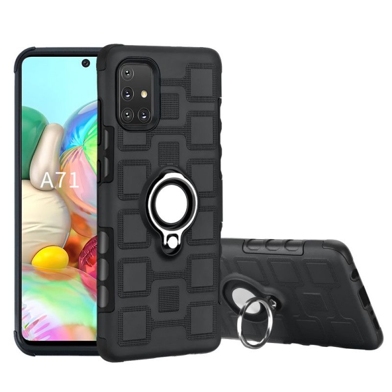 Coque Samsung Galaxy A51 Super Résistante Avec Anneau-support