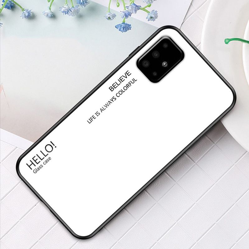 Coque Samsung Galaxy A51 Verre Trempé Hello