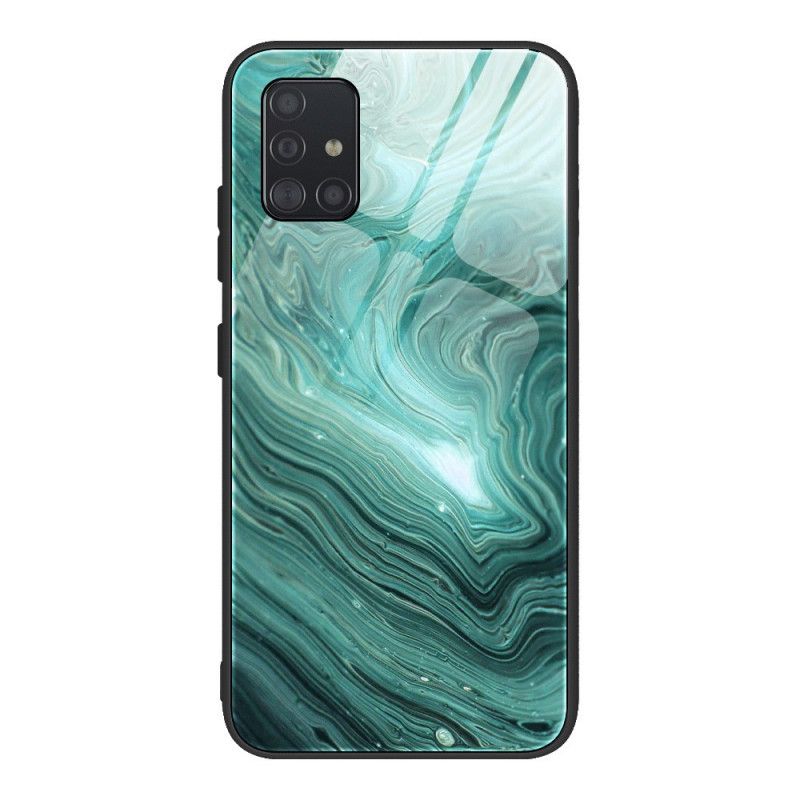 Coque Samsung Galaxy A51 Verre Trempé Marble Colors