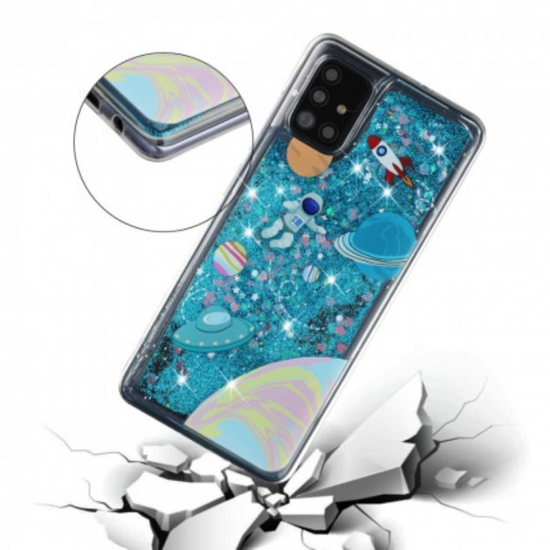 Coque Samsung Galaxy A52 4G / A52 5G / A52s 5G Espace Paillettes