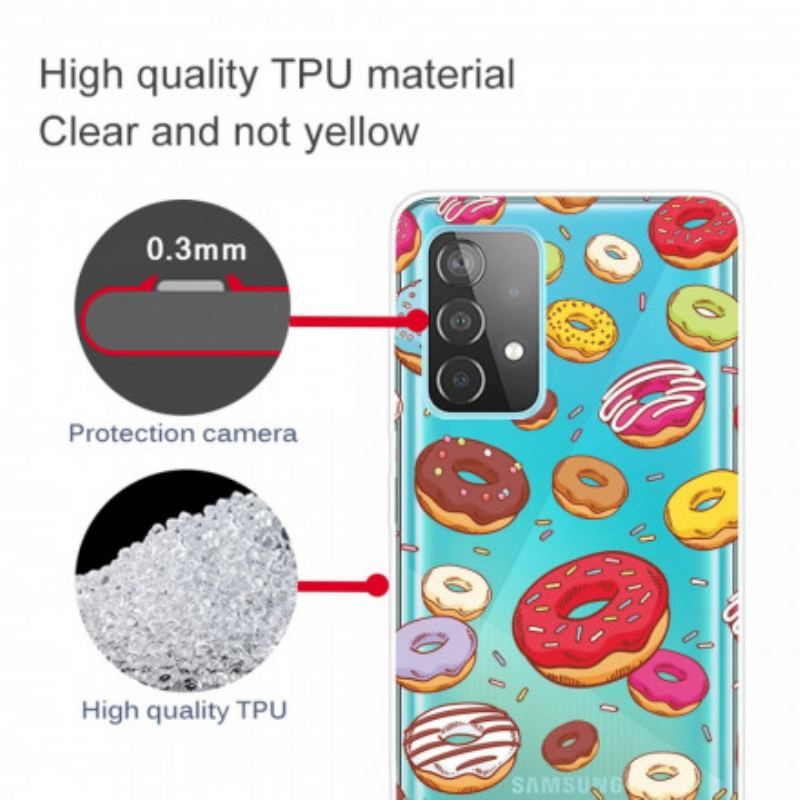 Coque Samsung Galaxy A52 4G / A52 5G / A52s 5G love Donuts