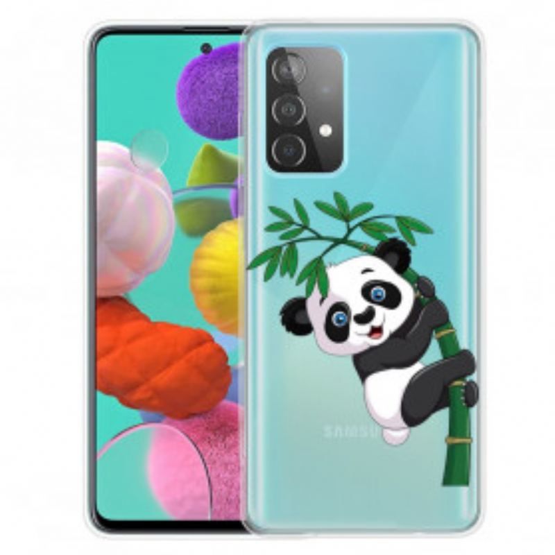 Coque Samsung Galaxy A52 4G / A52 5G / A52s 5G Panda Sur Le Bambou