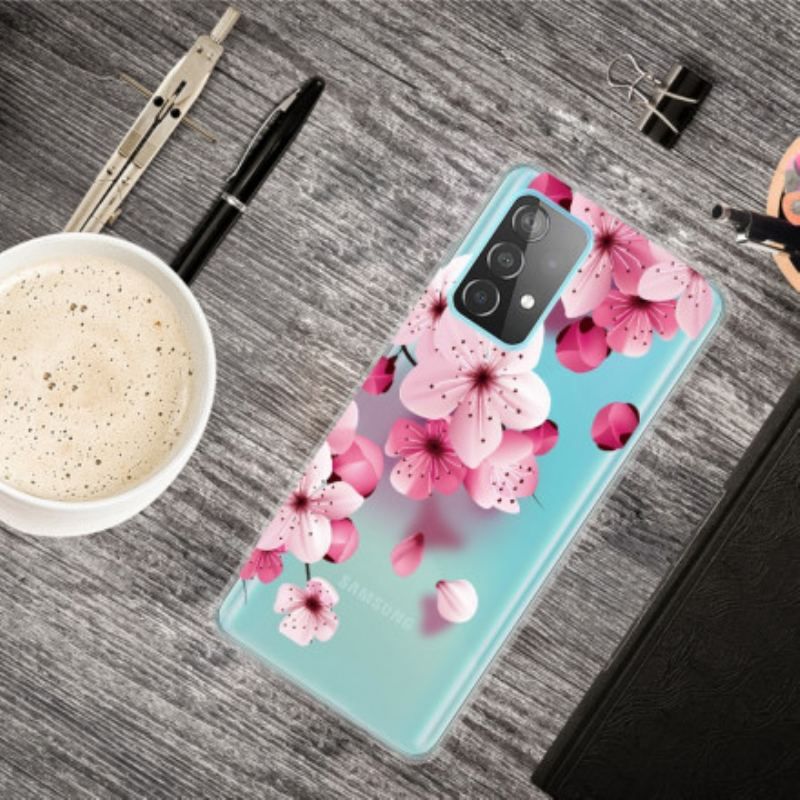 Coque Samsung Galaxy A52 4G / A52 5G / A52s 5G Petites Fleurs Roses