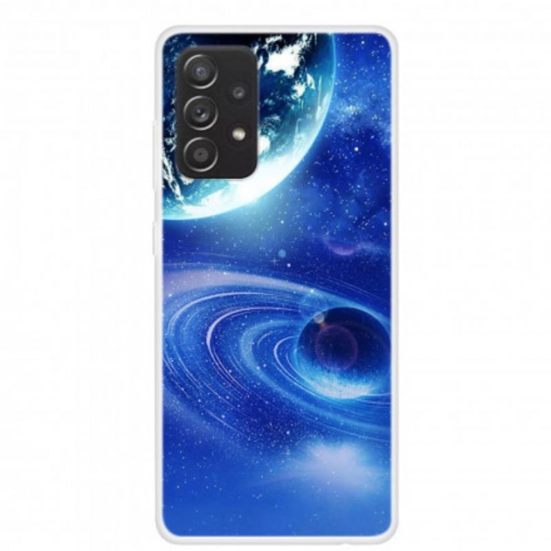 Coque Samsung Galaxy A52 4G / A52 5G / A52s 5G Silicone Planètes