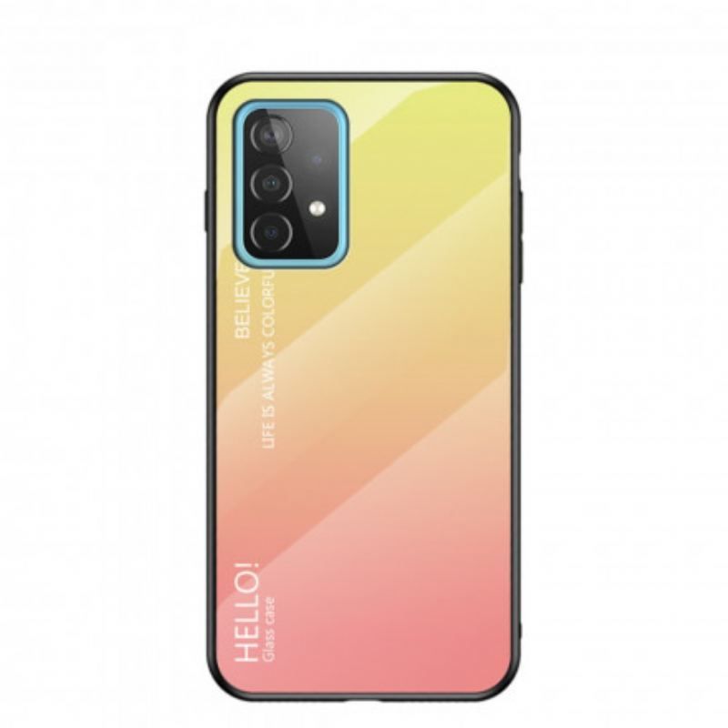 Coque Samsung Galaxy A52 4G / A52 5G / A52s 5G Verre Trempé Hello