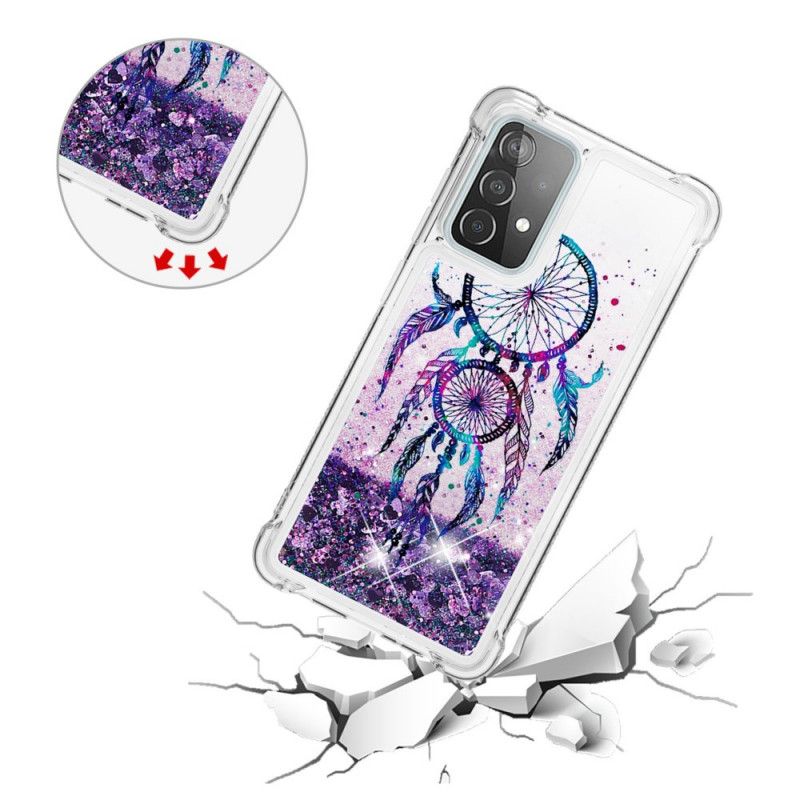 Coque Samsung Galaxy A52 4g / A52 5g Attrape Rêves Paillettes