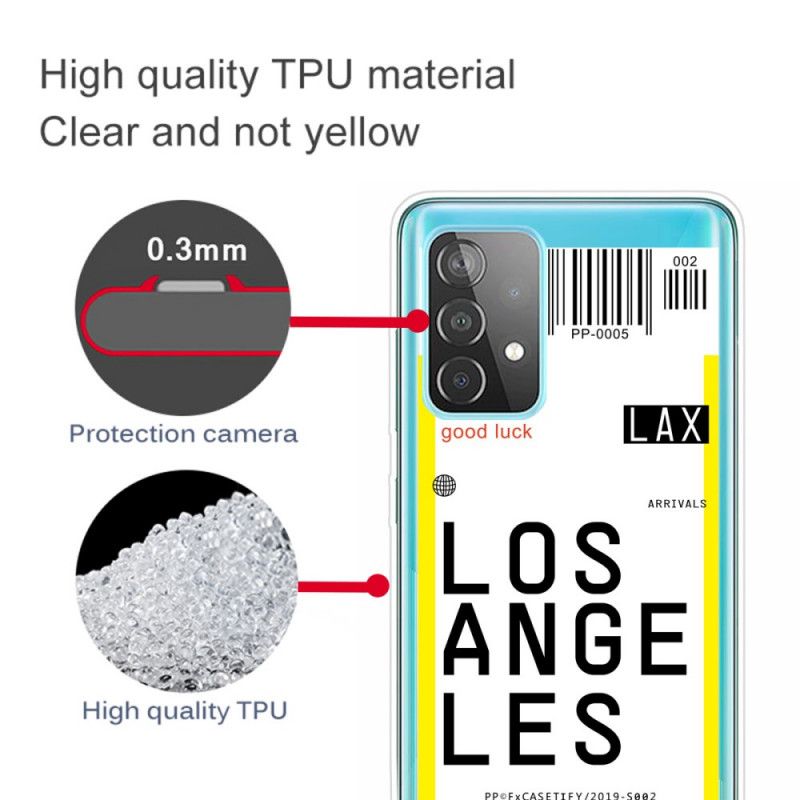 Coque Samsung Galaxy A52 4g / A52 5g Boarding Pass To Los Angeles