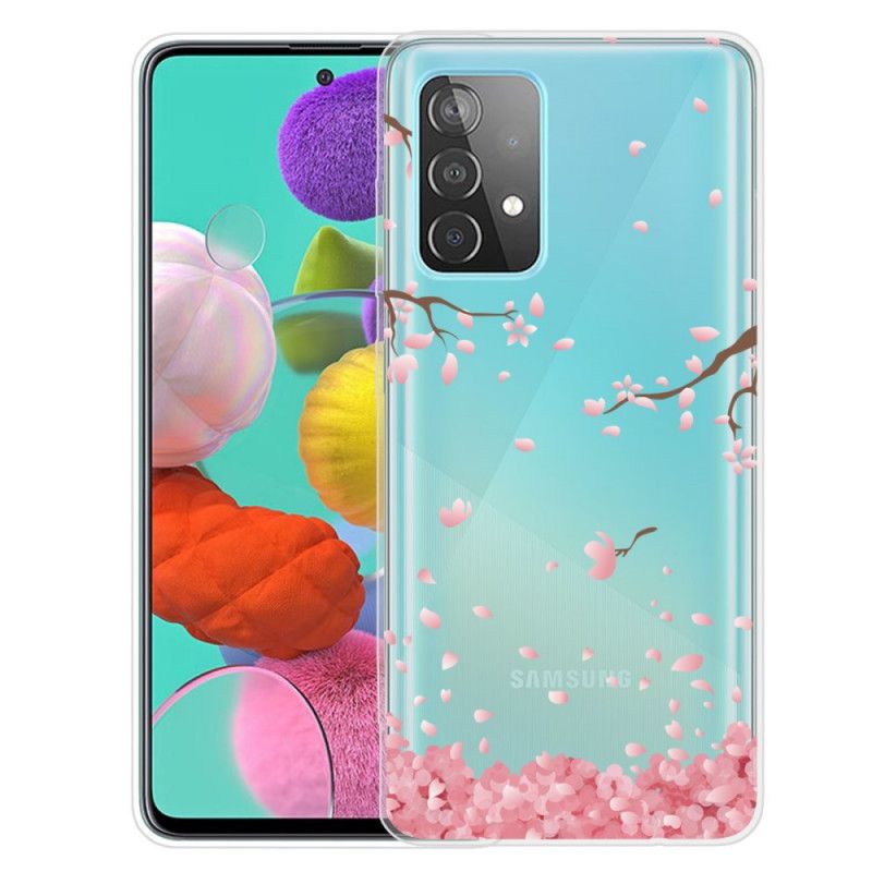 Coque Samsung Galaxy A52 4g / A52 5g Branches À Fleurs