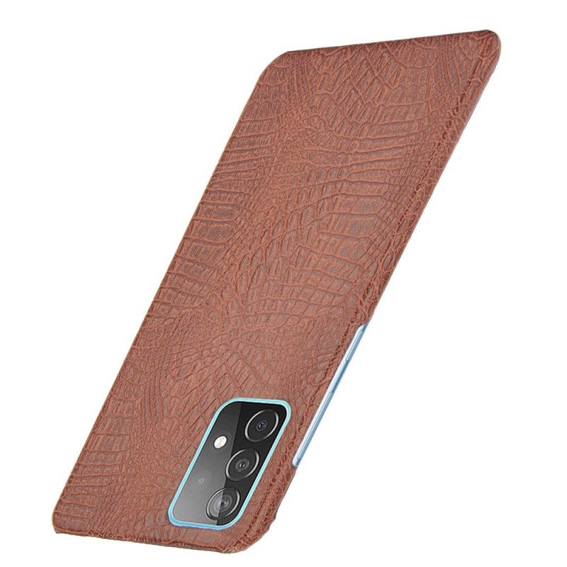 Coque Samsung Galaxy A52 4g / A52 5g Effet Peau De Crocodile