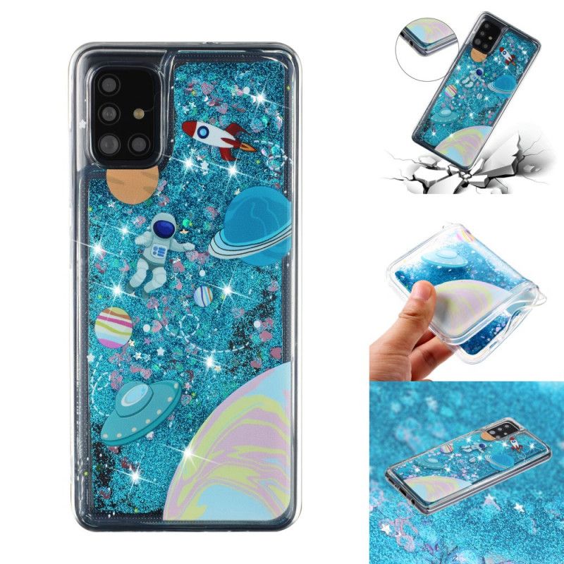 Coque Samsung Galaxy A52 4g / A52 5g Espace Paillettes