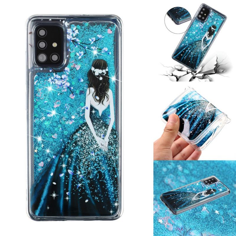 Coque Samsung Galaxy A52 4g / A52 5g Femme Paillettes