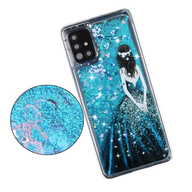 Coque Samsung Galaxy A52 4g / A52 5g Femme Paillettes