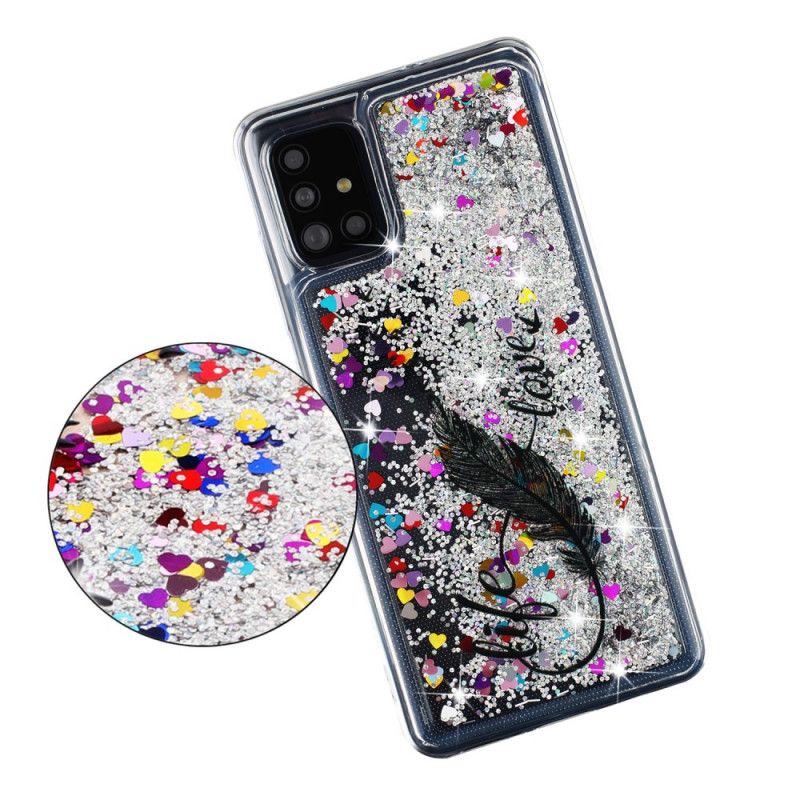 Coque Samsung Galaxy A52 4g / A52 5g Life & Love Paillettes