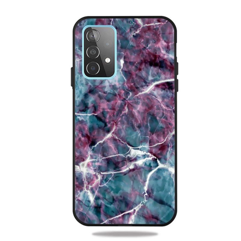 Coque Samsung Galaxy A52 4g / A52 5g Marbre Violet