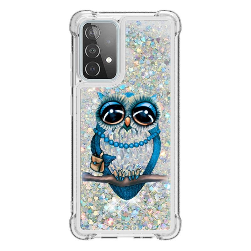 Coque Samsung Galaxy A52 4g / A52 5g Miss Hibou Paillettes