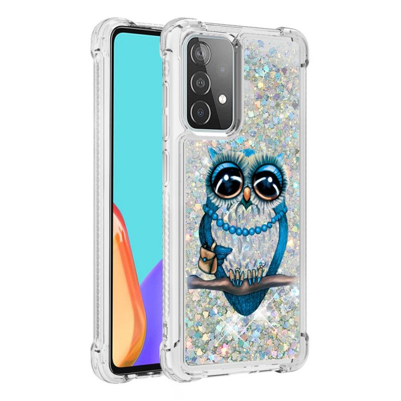 Coque Samsung Galaxy A52 4g / A52 5g Miss Hibou Paillettes