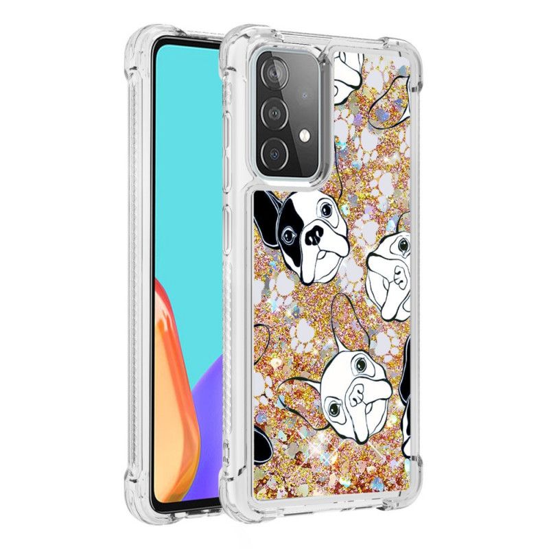 Coque Samsung Galaxy A52 4g / A52 5g Mr Chien Paillettes