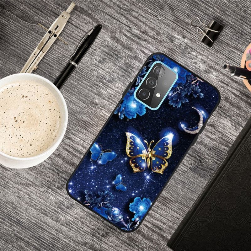 Coque Samsung Galaxy A52 4g / A52 5g Papillon La Nuit