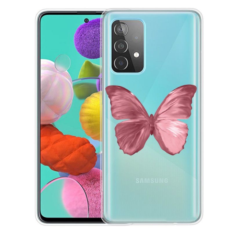 Coque Samsung Galaxy A52 4g / A52 5g Papillons Sauvages