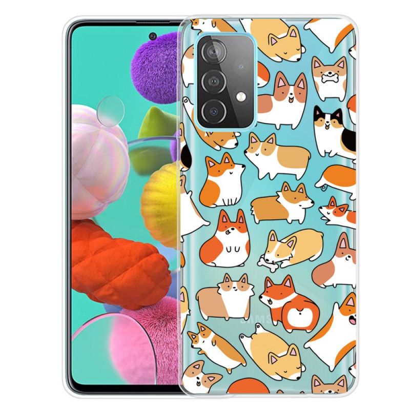 Coque Samsung Galaxy A52 4g / A52 5g Transparente Multiples Chiens