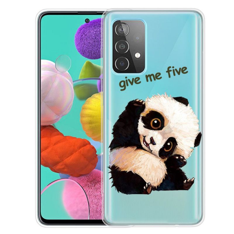 Coque Samsung Galaxy A52 4g / A52 5g Transparente Panda Give Me Five