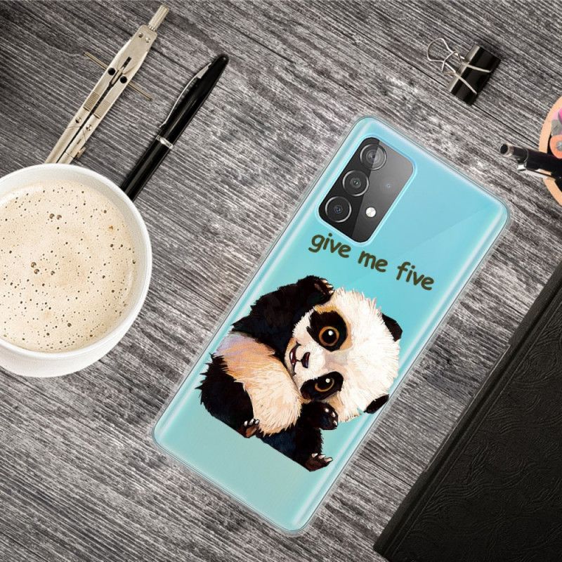 Coque Samsung Galaxy A52 4g / A52 5g Transparente Panda Give Me Five