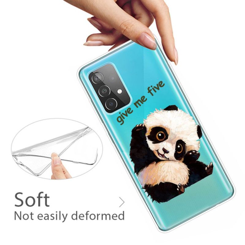 Coque Samsung Galaxy A52 4g / A52 5g Transparente Panda Give Me Five