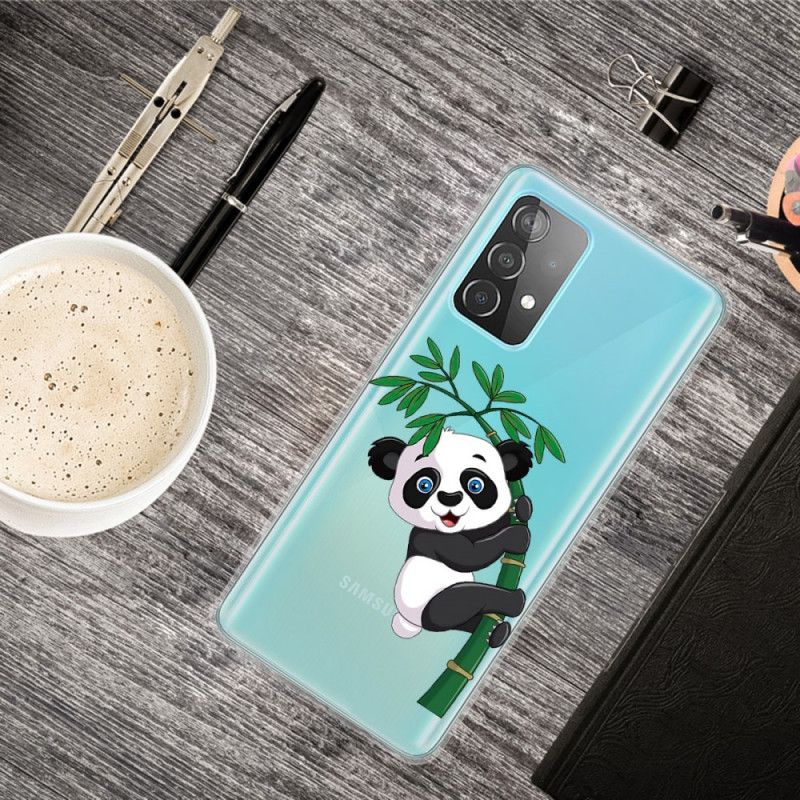 Coque Samsung Galaxy A52 4g / A52 5g Transparente Panda Sur Le Bambou