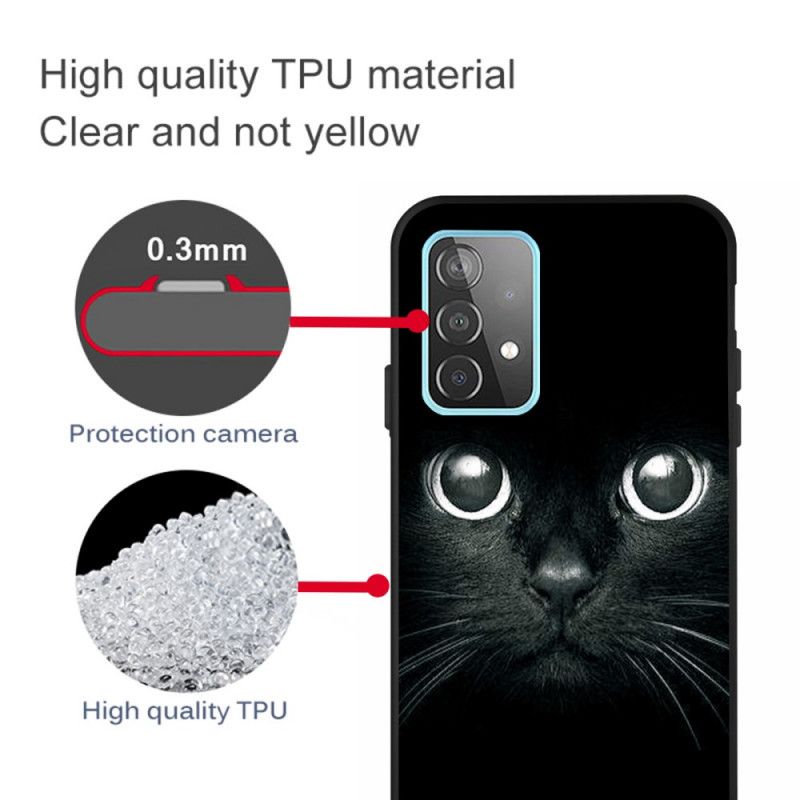 Coque Samsung Galaxy A52 4g / A52 5g Yeux De Chat