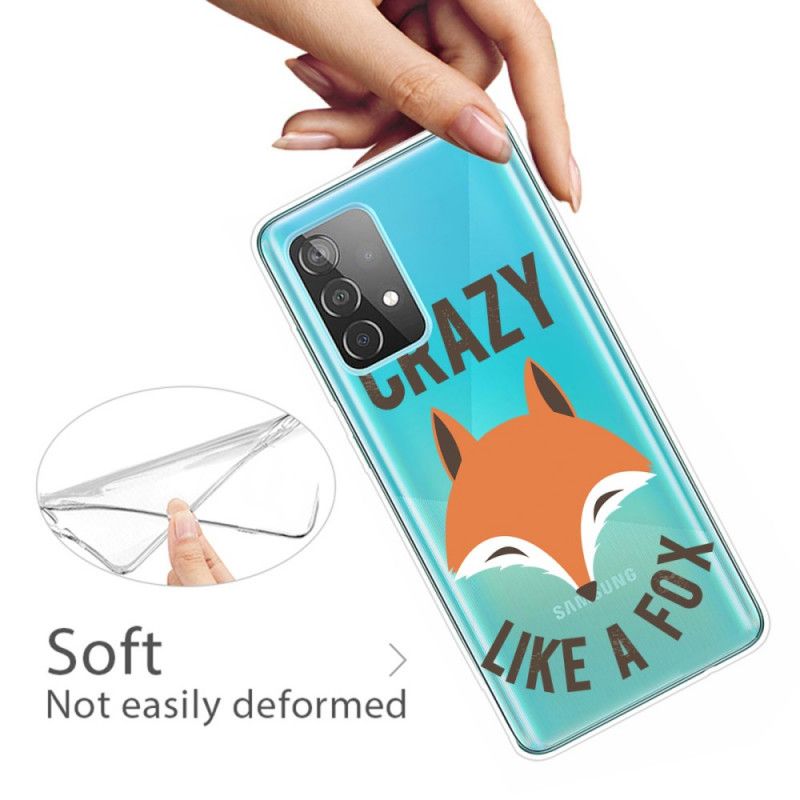 Coque Samsung Galaxy A52 5g Renard / Crazy Like A Fox