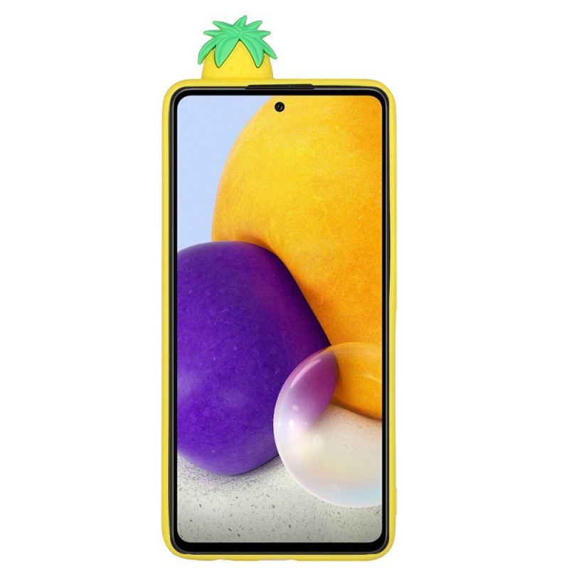 Coque Samsung Galaxy A53 5G Ananas Lunettes 3D