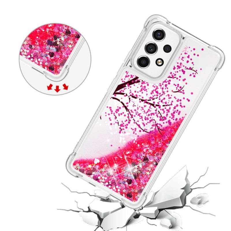 Coque Samsung Galaxy A53 5G Arbre Paillettes