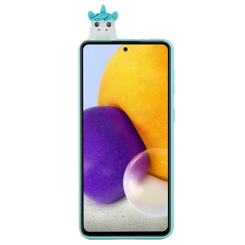 Coque Samsung Galaxy A53 5G Licorne Fun 3D