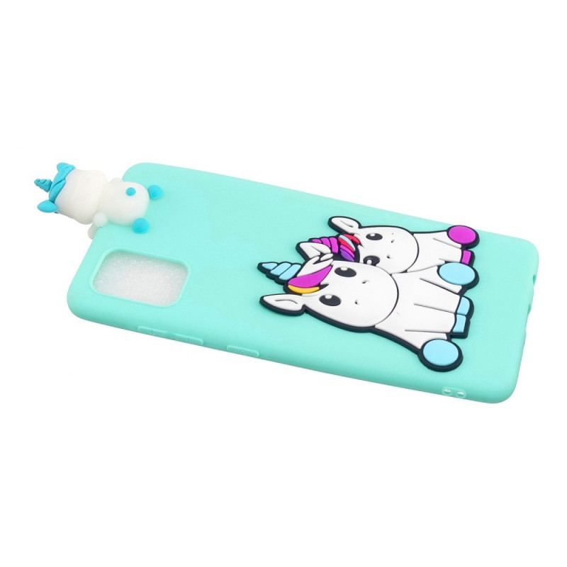 Coque Samsung Galaxy A53 5G Licornes 3D