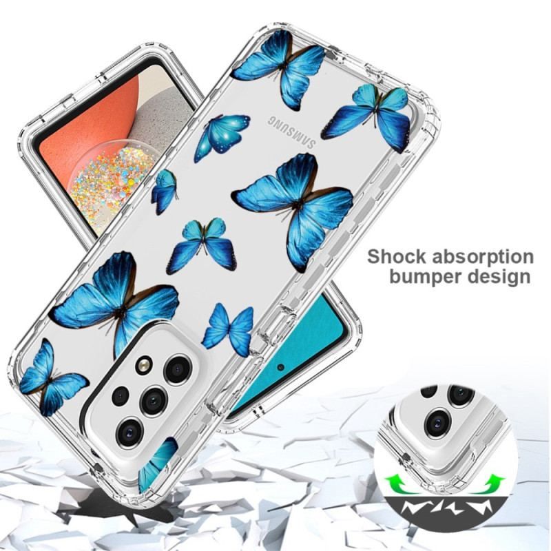 Coque Samsung Galaxy A53 5G Transparente Papillons