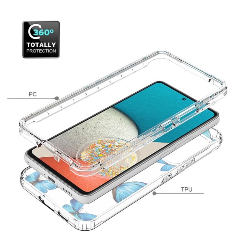 Coque Samsung Galaxy A53 5G Transparente Papillons