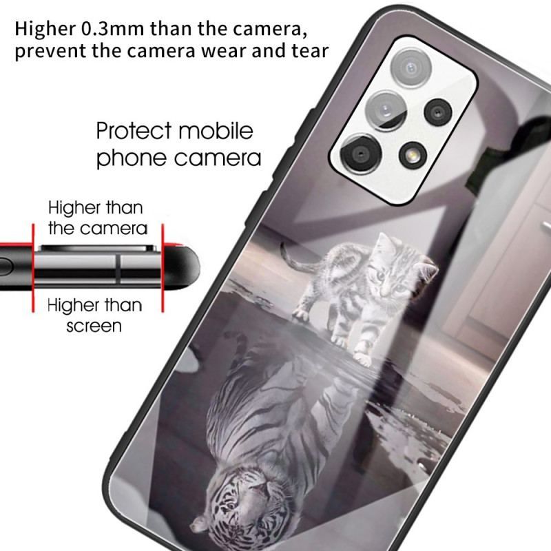 Coque Samsung Galaxy A53 5G Verre Trempé Ernest le Tigre